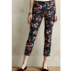 Anthropologie Cartonnier Floral Charlie Ankle Pant in Size 4
